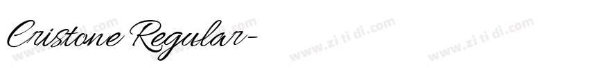 Cristone Regular字体转换 Cristone Regular字体转换